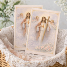 Hjärtat Jesu kors blommande änglar