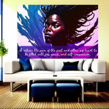 Hjärtat: Joy, Peace & Self Compassion Poster