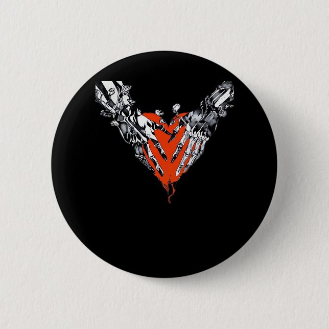 Hjärtat Klassiskt Knapp (Framsida)