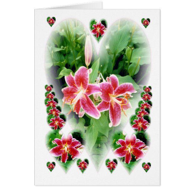 Hjärtat - Lillies Hälsningskort (Framsidan)