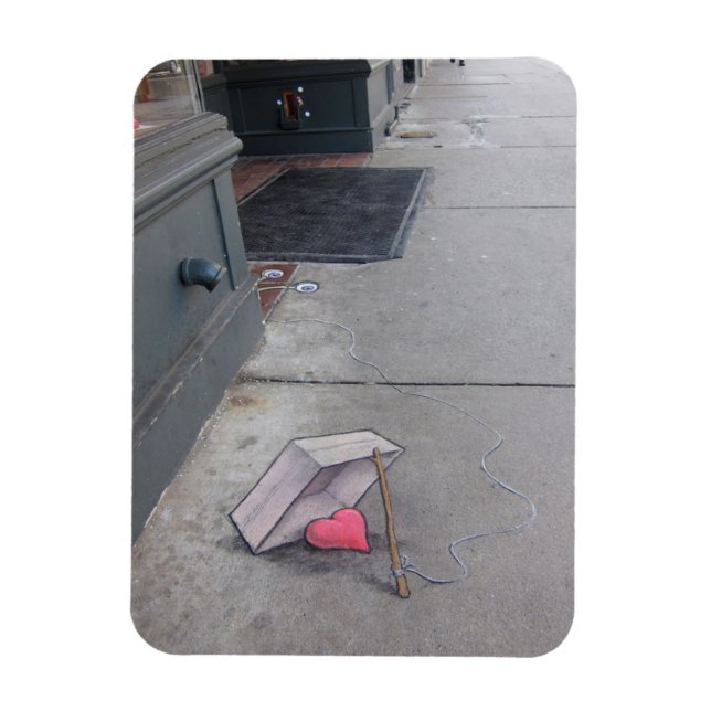 Hjärtat Magnet (Vertikal)