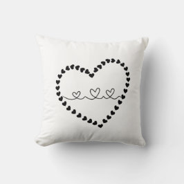 Hjärtat Modern Art Kudde