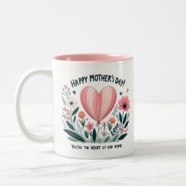 Hjärtat - Mors dag Två-Tonad Mugg