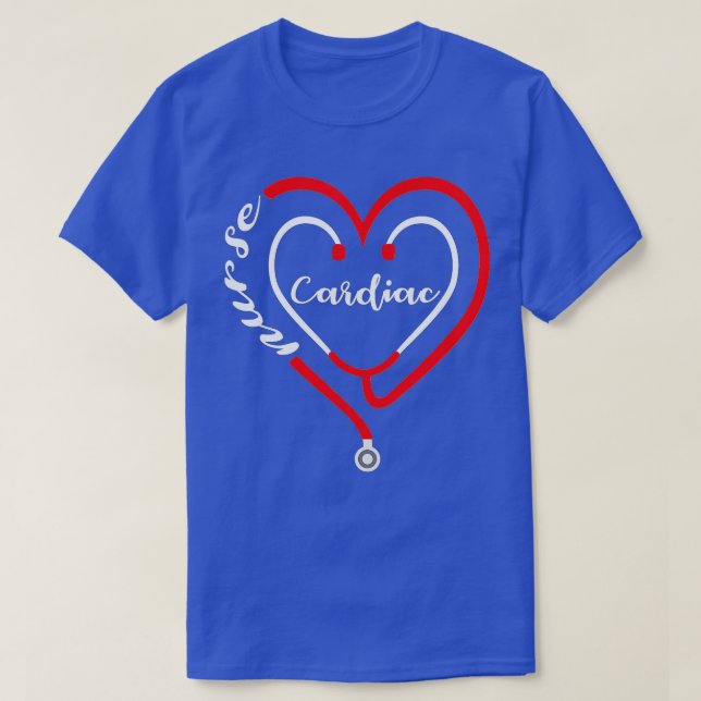 Hjärtat Nurse Valentines day Stethoscope Heart RN T Shirt (Design framsida)
