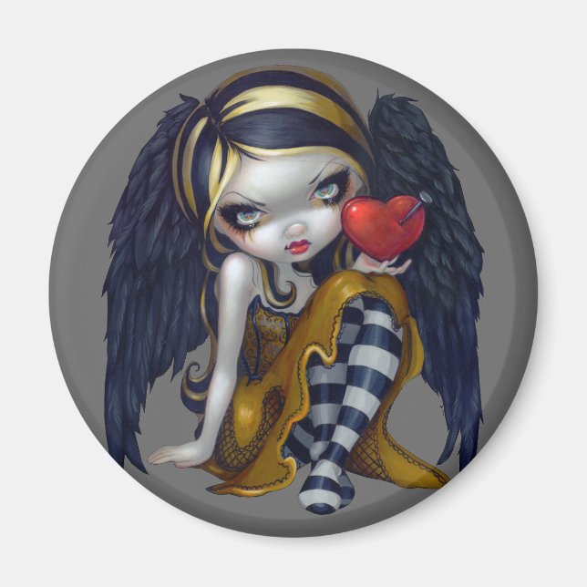 "Hjärtat of Nagel" Magnet (Framsidan)