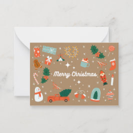 Hjärtat Önskemål A Julkort, överflödigt Anteckningskort