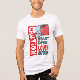 Hjärtat öppet, kärlek kan komma in (Alla hjärtans  T Shirt