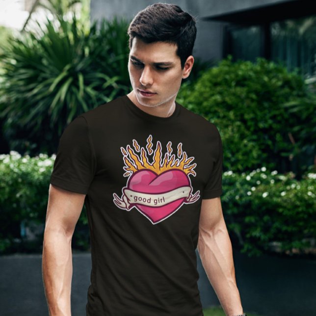 Hjärtat på brandsladda t shirt (Skapare uppladdad)