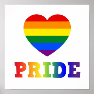 Hjärtat Pride Poster