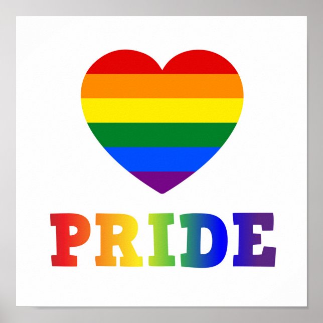 Hjärtat Pride Poster (Framsidan)