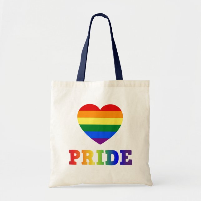 Hjärtat Pride Tygkasse (Framsidan)