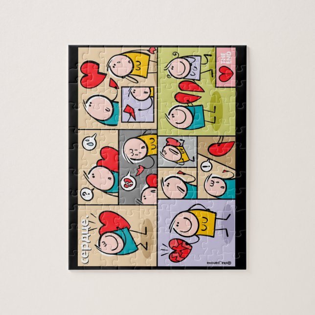 Hjärtat Pussel (Vertikal)