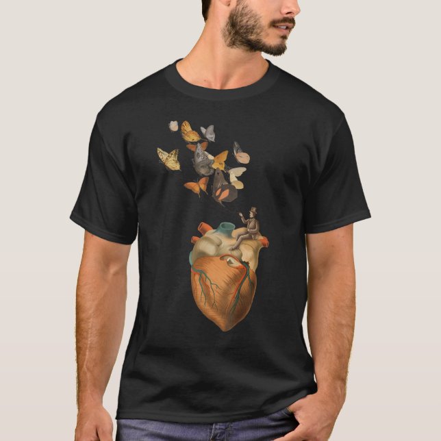 Hjärtat resa t shirt (Framsida)