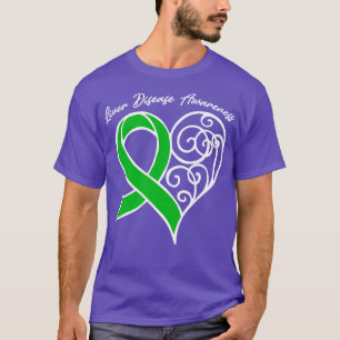 Hjärtat Ribbon Gift Valentin T Shirt