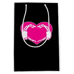 Hjärtat Skeleton Händer gotiic Valentine Classic