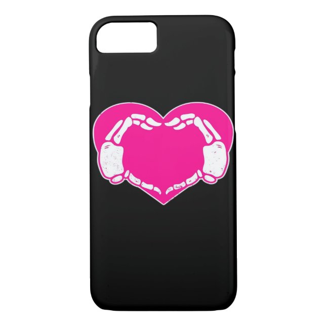 Hjärtat Skeleton Händer gotiic Valentine Classic Case-Mate iPhone Skal (Baksida)