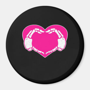 Hjärtat Skeleton Händer gotiic Valentine Classic Magnet