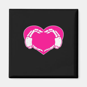 Hjärtat Skeleton Händer gotiic Valentine Classic Magnet