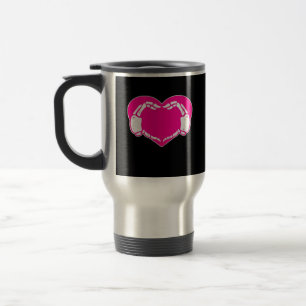 Hjärtat Skeleton Händer gotiic Valentine Classic Resemugg