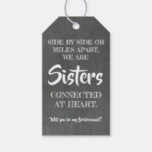 Hjärtat - Söt Bridesmaid Frieri Presentetikett