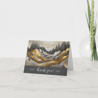 Hjärtat Tack för Anpassadet Card-skog Kort