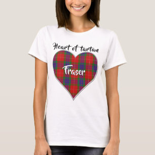 Hjärtat Tartan Klan Fraser Play T Shirt