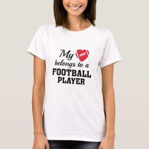 Hjärtat Tillhör Football T Shirt