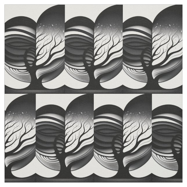 Hjärtat Träd Kärlek Tyg (Provkarta)