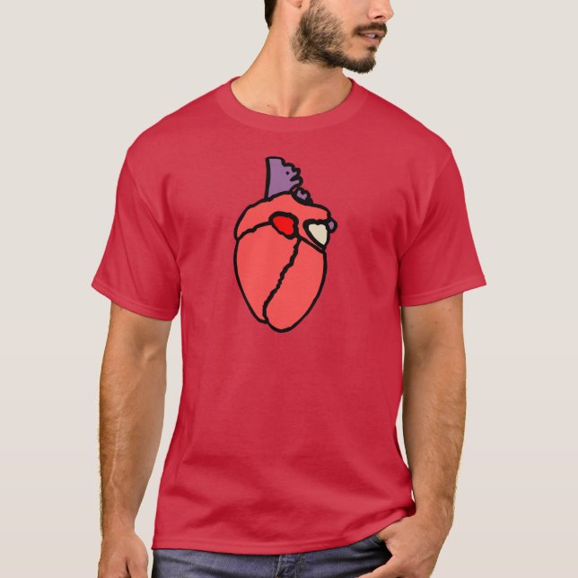 HjärtaT-tröja T-shirt (Framsida)