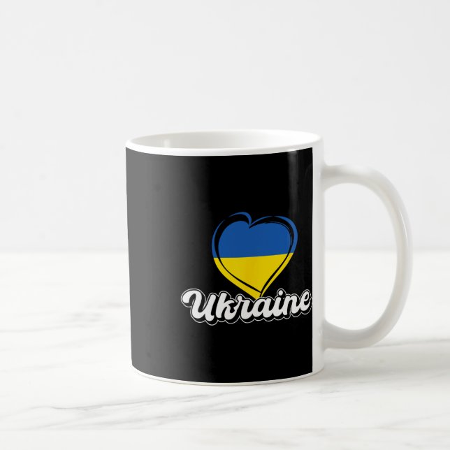 Hjärtat Ukraina Resa Kulturarv Ukraina  Kaffemugg (Höger)