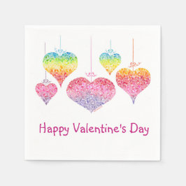 Hjärtat Valentineser Pappersservett