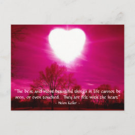 Hjärtat vid brand - vykort