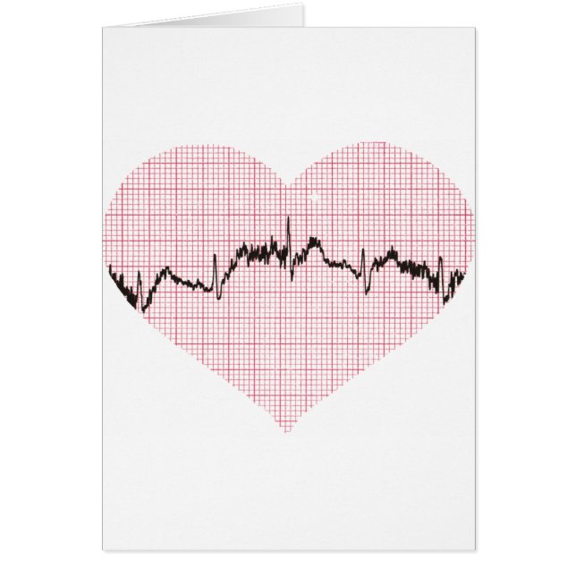 Hjärtatakt III Hälsningskort (Framsidan)