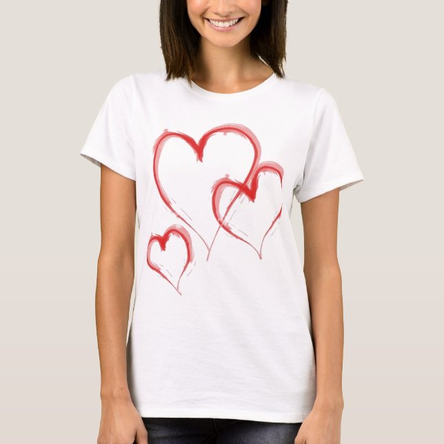 Hjärtatank T-shirt (Framsida)