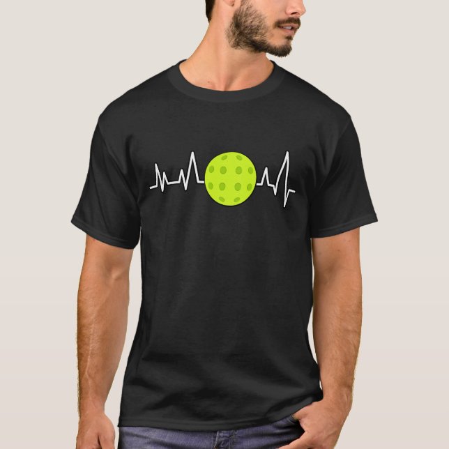 Hjärtats Puls - Pickleball - Boll T Shirt (Framsida)