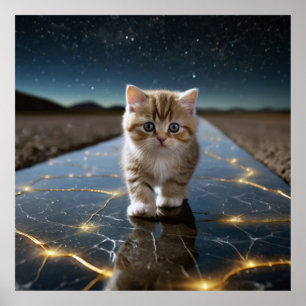 Hjärtats resa: Kattunge & förlorad kärlek Citat Poster