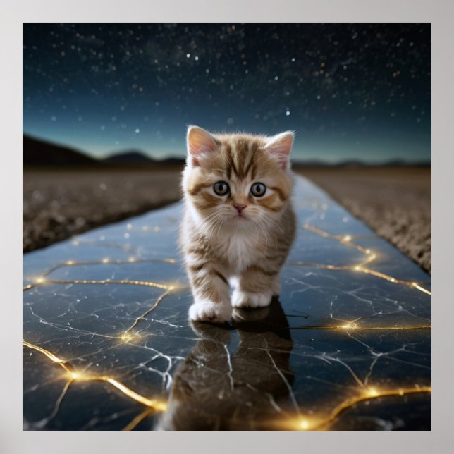 Hjärtats resa: Kattunge & förlorad kärlek Citat Poster (Framsidan)
