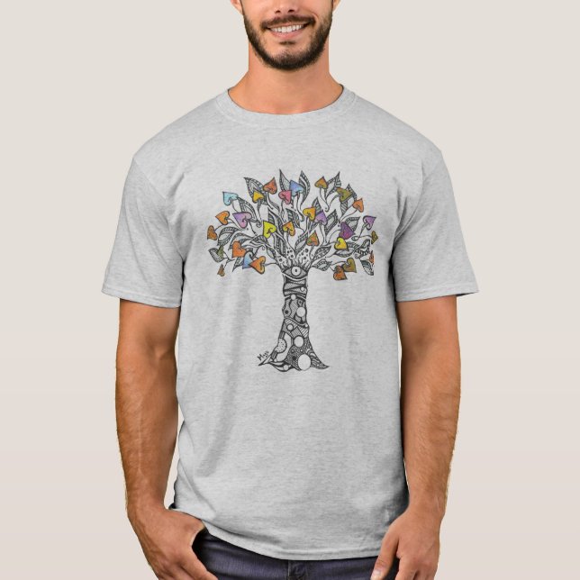 Hjärtats träd t shirt (Framsida)