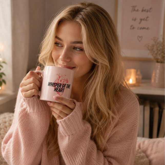 Hjärtats viskning – Elegant minimalism Espressomugg (Skapare uppladdad)