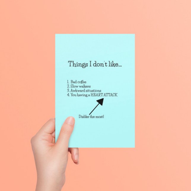 Hjärtattack Återhämtning Vykort (Skapare uppladdad)