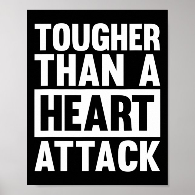 Hjärtattack Hjärtsjukdom Awarenes Poster (Framsidan)