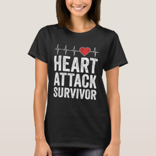 Hjärtattack överlevande Hjärtmedvetenhet Hör T Shirt
