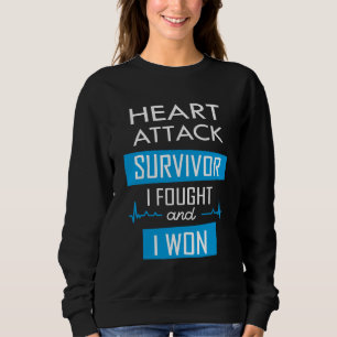 Hjärtattack överlevde, jag kämpade och jag vann t shirt