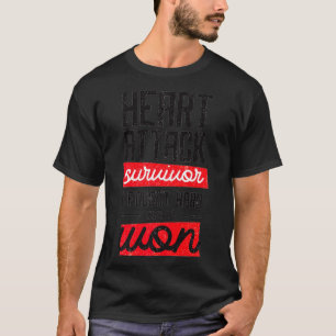 Hjärtattack Survivor jag kämpade hårt och vann T Shirt