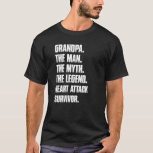 Hjärtattack Survivor Recovery Hjärtstillestånd Gra T Shirt