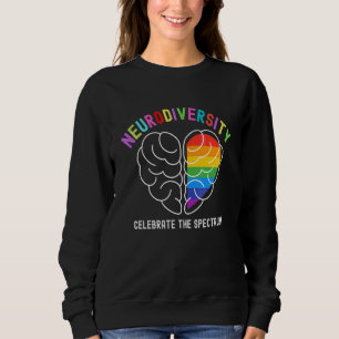 Hjärtautism Neurodiversity firar spektrumet T Shirt
