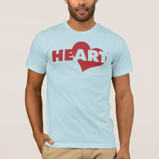 hjärtautslagsplats t-shirt