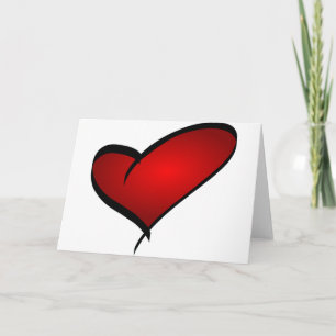 Hjärtavalentin kort för hälsning för dag