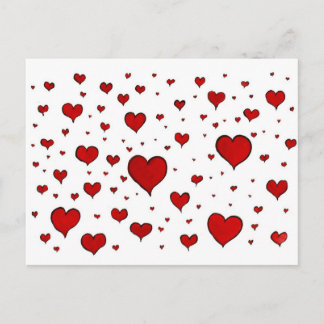 Hjärtavalentines day helg vykort