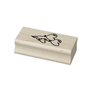 Hjärtballonger Stämpel